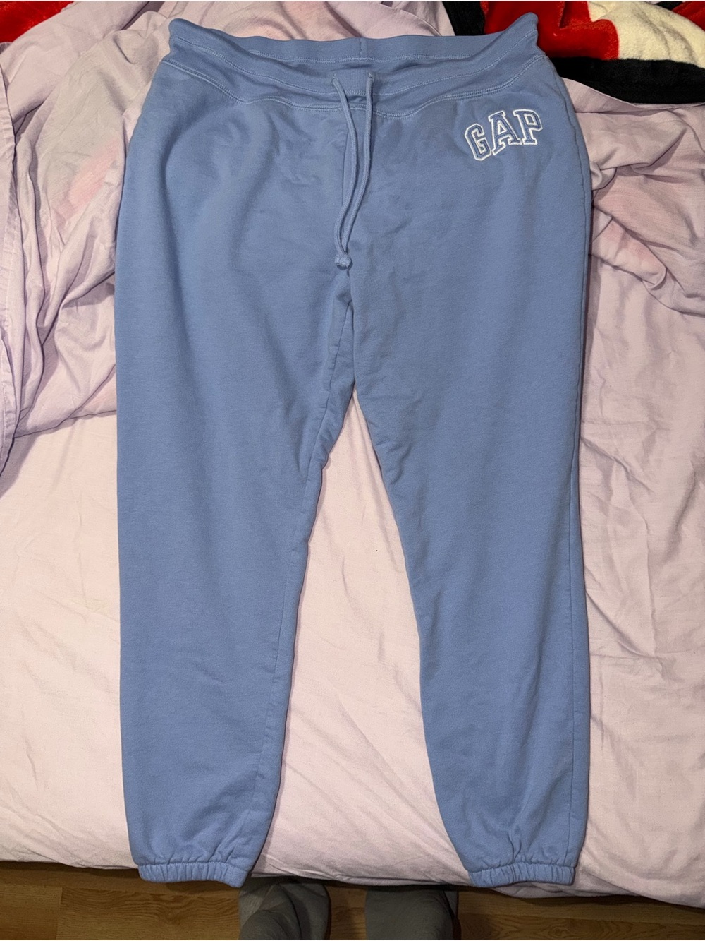 GAP women’s Light Blue Sweatpants with Drawstring